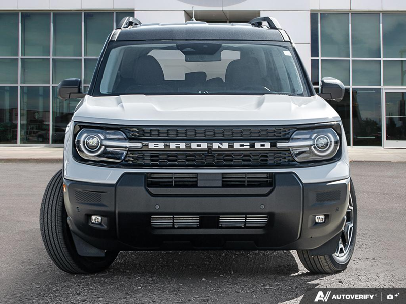 NEW 2026 Ford Bronco Sport Outer Banks - Space White Metallic Exterior / EBONY/ROAST, PREMIUM TRIMMED HTD FRONT BUCKET SEATS Interior - $43,799 - Stock #E61017 - VIN 3FMCR9CN4TRF12889 - Photo 2