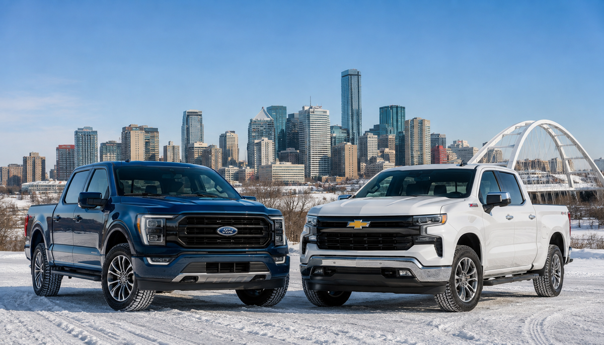 2026 Ford F-150 XLT vs. 2026 Ford F-150 Lariat: Winter Driving in Edmonton, Alberta
