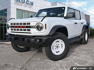 NEW 2026 Ford Bronco Heritage Edition - Oxford White Exterior - $68,096 - Stock #E61116 - VIN 1FMEE4DP0TLB53272