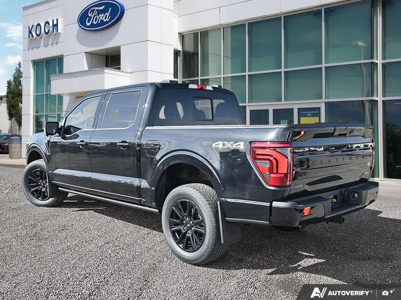 NEW 2026 Ford F-150 Platinum - Agate Black Exterior / BLACK LEATHER Interior - $97,546 - Stock #E60893 - VIN 1FTFW7L82TFB55038 - Photo 4