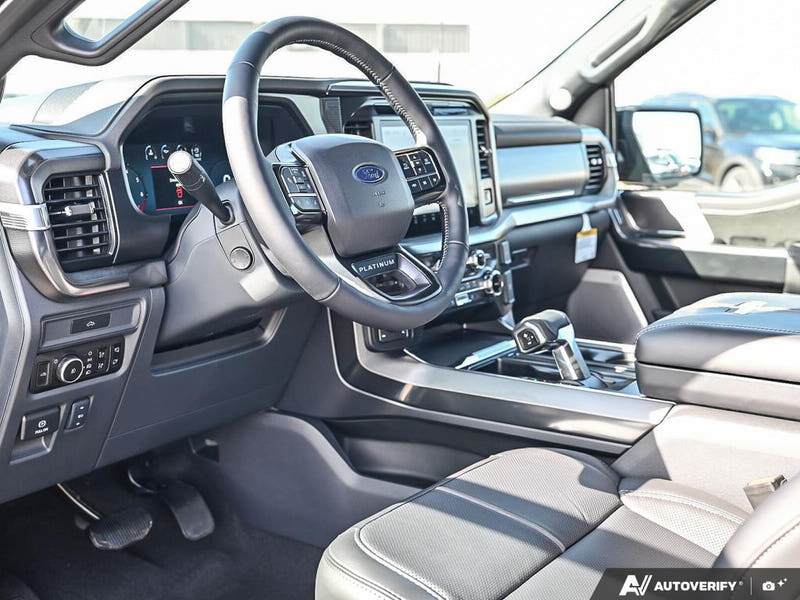NEW 2026 Ford F-150 Platinum - Agate Black Exterior / BLACK LEATHER Interior - $97,546 - Stock #E60893 - VIN 1FTFW7L82TFB55038 - Photo 13