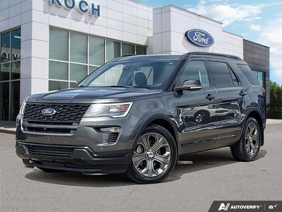 USED 2018 Ford Explorer Sport - Magnetic Metallic Exterior - $22,993 - Stock #E60480A - VIN 1FM5K8GT0JGB36275