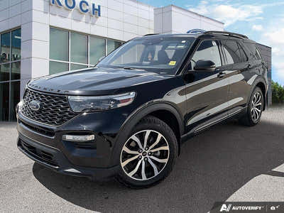 USED 2021 Ford Explorer ST - Black Exterior - $34,976 - Stock #E50225A - VIN 1FM5K8GC2MGA25294