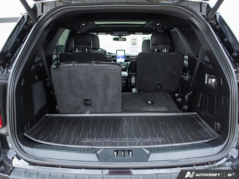 USED 2021 Ford Explorer ST Leather Seats, Cooled Seats, 360 Camera, Heated Steering Wheel - Black Exterior - $32,925 - Stock #E50225A - VIN 1FM5K8GC2MGA25294 - Photo 11