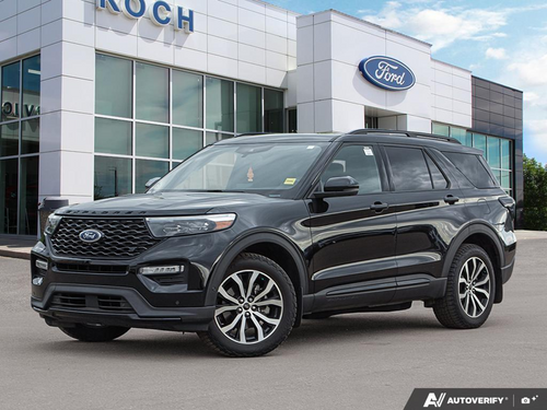 2021 Ford Explorer ST Leather Seats, Cooled Seats, 360 Camera, Heated Steering Wheel