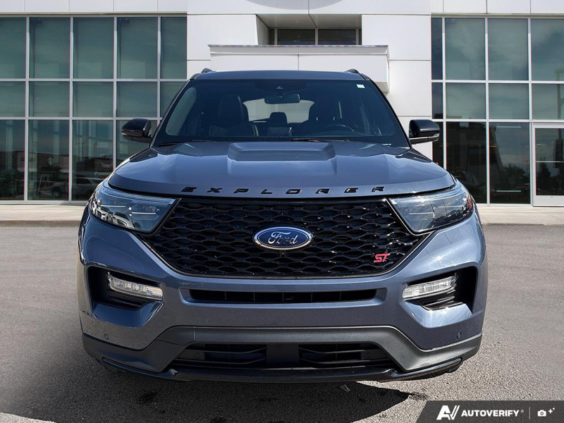 USED 2021 Ford Explorer ST - Infinite Blue Metallic Tinted Clearcoat Exterior - $37,976 - Stock #E60098A - VIN 1FM5K8GC1MGB08957 - Photo 2
