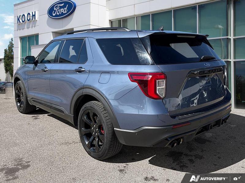 USED 2021 Ford Explorer ST - Infinite Blue Metallic Tinted Clearcoat Exterior - $38,950 - Stock #E60098A - VIN 1FM5K8GC1MGB08957 - Photo 4