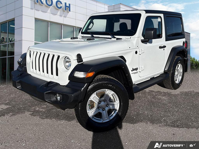 USED 2021 Jeep Wrangler Sport S - White Exterior - $37,925 - Stock #E51141A - VIN 1C4HJXAG1MW862733