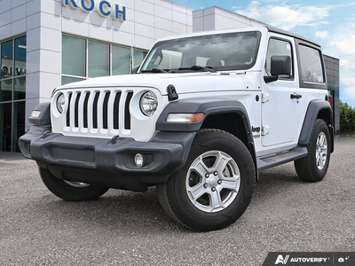 USED 2021 Jeep Wrangler Sport S - White Exterior - $37,988 - Stock #E51141A - VIN 1C4HJXAG1MW862733