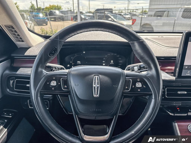 USED 2021 Lincoln Aviator Reserve - Silver Radiance Clearcoat Exterior / EBONY LEATHER Interior - $43,950 - Stock #E60485A - VIN 5LM5J7XC6MGL16097 - Photo 14