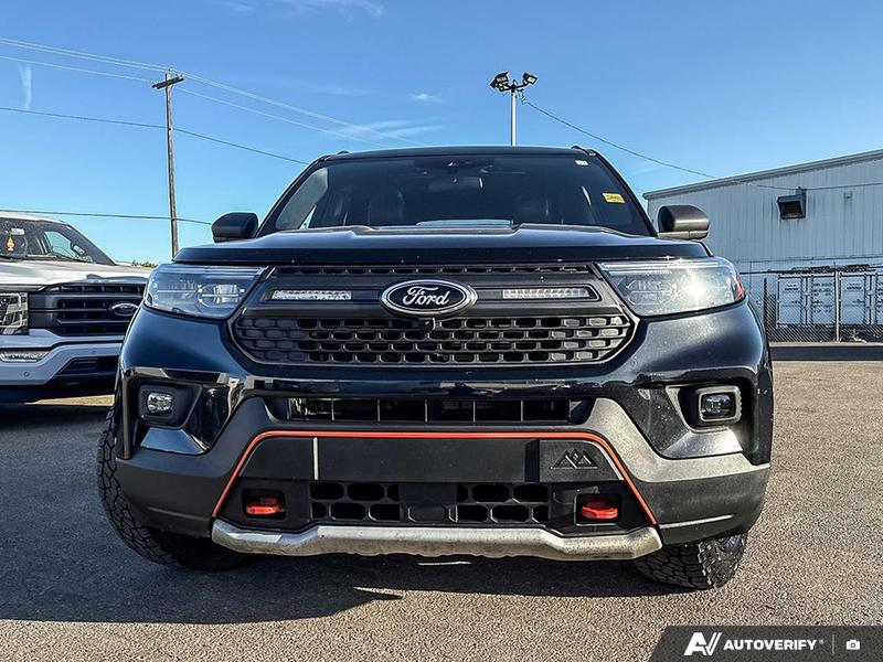 USED 2022 Ford Explorer Timberline - Agate Black Exterior / EBONY BLACK ACTIVEX Interior - $35,984 - Stock #E50138A - VIN 1FMSK8JH1NGB60517 - Photo 2