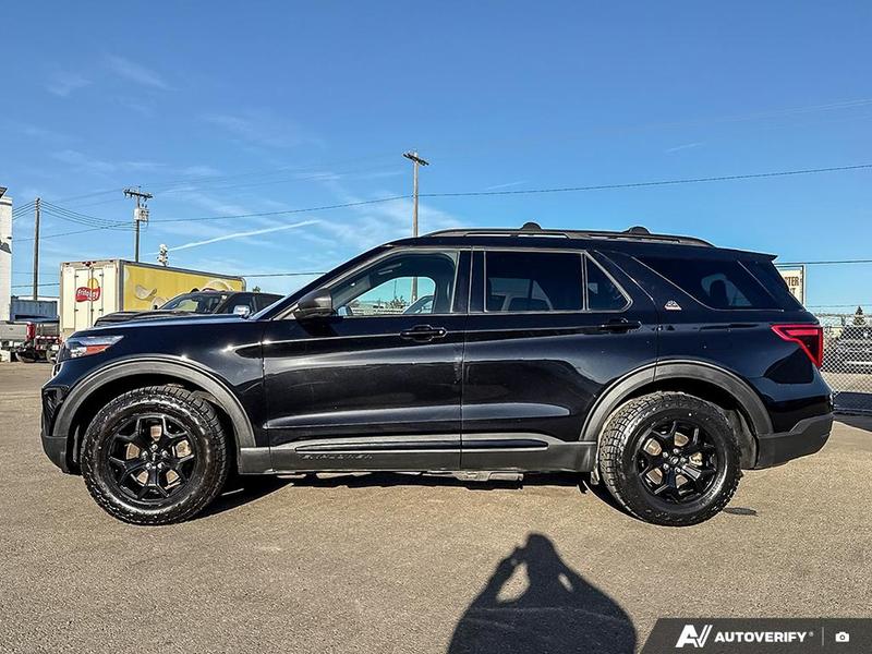 USED 2022 Ford Explorer Timberline - Agate Black Exterior / EBONY BLACK ACTIVEX Interior - $35,984 - Stock #E50138A - VIN 1FMSK8JH1NGB60517 - Photo 3