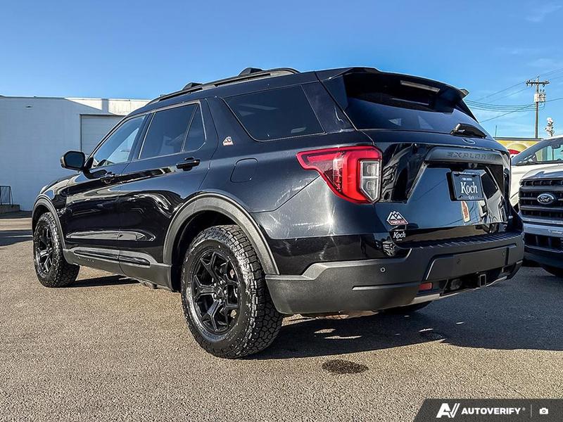 USED 2022 Ford Explorer Timberline - Agate Black Exterior / EBONY BLACK ACTIVEX Interior - $35,984 - Stock #E50138A - VIN 1FMSK8JH1NGB60517 - Photo 4