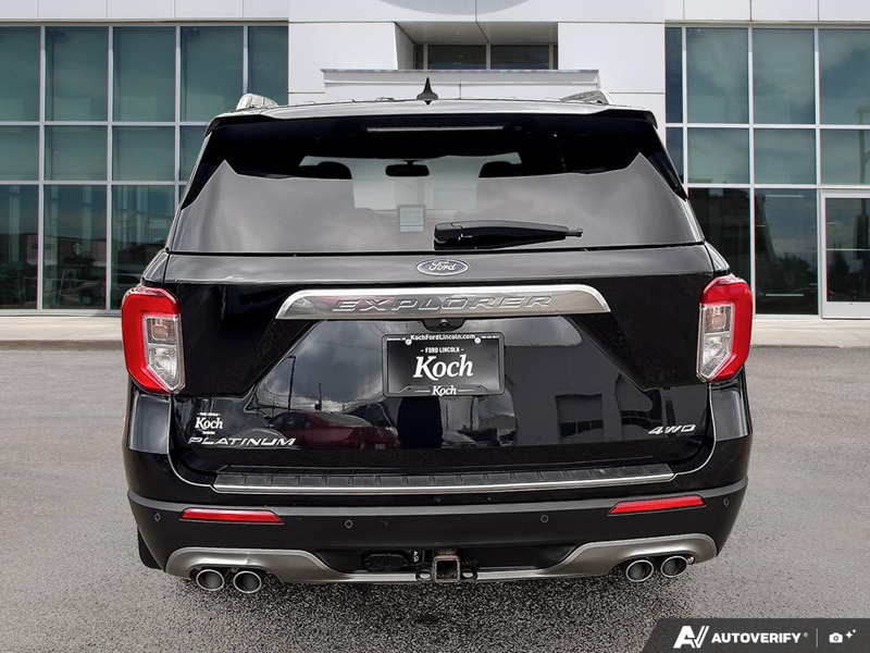 USED 2022 Ford Explorer Platinum - Agate Black Exterior / EBONY LEATHER-TRIM Interior - $40,976 - Stock #E60373A - VIN 1FM5K8HC0NGB13292 - Photo 5