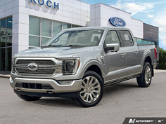 USED 2022 Ford F-150 Limited - Silver Exterior - $69,997 - Stock #E60807A - VIN 1FTFW1E84NFA33035