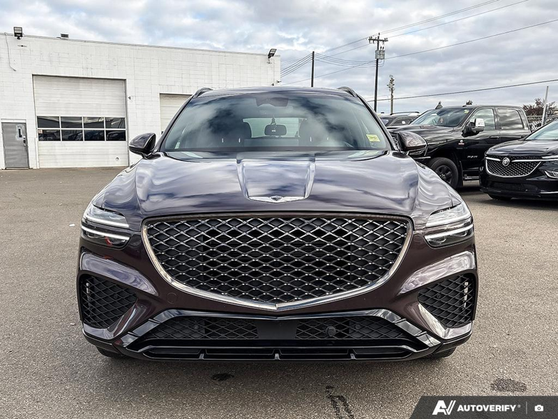 USED 2022 Genesis GV70 3.5T Sport - Dark Red Exterior - $43,950 - Stock #E51166A - VIN KMUMCDTC0NU013463 - Photo 2
