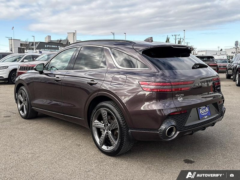 USED 2022 Genesis GV70 3.5T Sport - Dark Red Exterior - $43,950 - Stock #E51166A - VIN KMUMCDTC0NU013463 - Photo 4