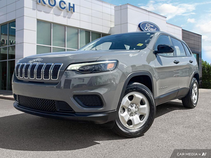 USED 2022 Jeep Cherokee Sport - Gray Exterior - $25,976 - Stock #E50109B - VIN 1C4PJMAB7ND538892
