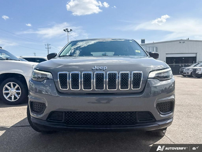 USED 2022 Jeep Cherokee Sport - Grey Exterior - $25,976 - Stock #E50109B - VIN 1C4PJMAB7ND538892