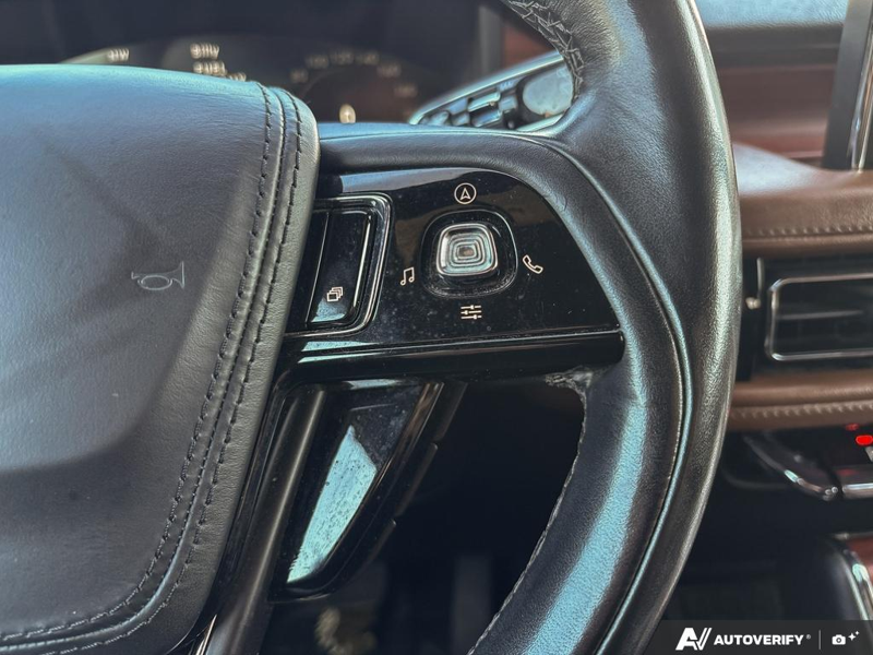 USED 2022 Lincoln Aviator Reserve - Infinite Black Metallic Exterior / ROAST LEATHER Interior - $44,959 - Stock #E60697A - VIN 5LM5J7XC2NGL16955 - Photo 16