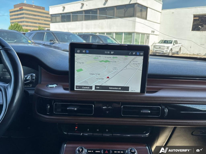 USED 2022 Lincoln Aviator Reserve - Infinite Black Metallic Exterior / ROAST LEATHER Interior - $44,959 - Stock #E60697A - VIN 5LM5J7XC2NGL16955 - Photo 19