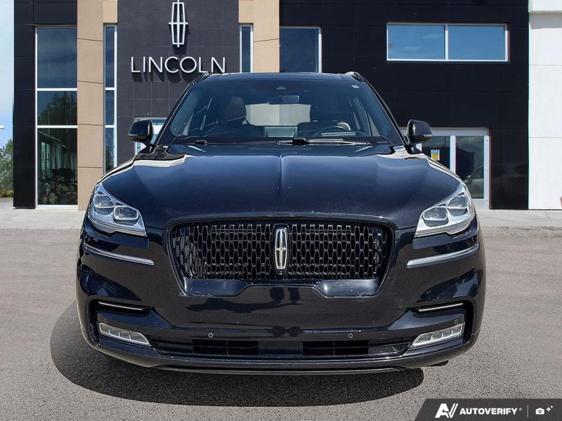 USED 2022 Lincoln Aviator Reserve - Infinite Black Metallic Exterior / ROAST LEATHER Interior - $44,959 - Stock #E60697A - VIN 5LM5J7XC2NGL16955 - Photo 2