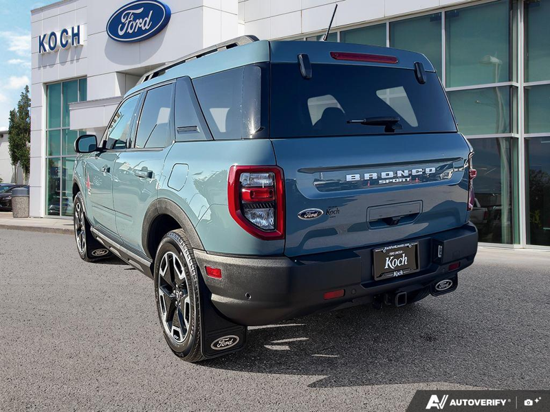 USED 2023 Ford Bronco Sport Outer Banks - Area 51 Exterior / NAVY PIER Interior - $39,908 - Stock #E60872A - VIN 3FMCR9C67PRE20125 - Photo 4