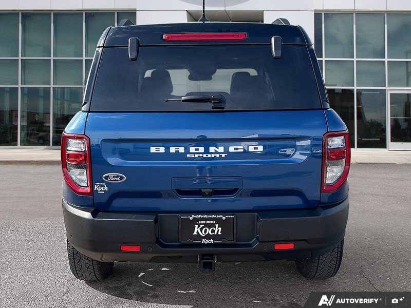 USED 2023 Ford Bronco Sport Badlands - Atlas Blue Metallic Exterior - $36,937 - Stock #E60569A - VIN 3FMCR9D96PRD94870 - Photo 5