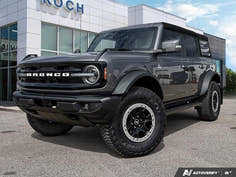 USED 2023 Ford Bronco Outer Banks - Carbonized Grey Metallic Exterior - $57,998 - Stock #E60186A - VIN 1FMEE5DP3PLB48823
