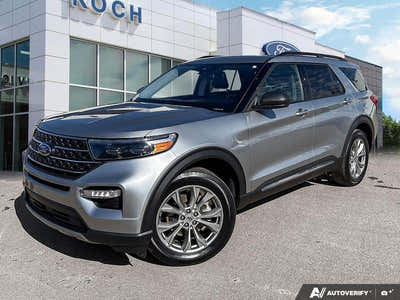USED 2023 Ford Explorer XLT - Iconic Silver Metallic Exterior - $39,988 - Stock #E51244A - VIN 1FMSK8DH6PGA44664
