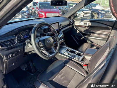 USED 2023 Ford Explorer ST-Line - EBONY ACTIVEX Interior - $45,912 - Stock #EL519 - VIN 1FMSK8KH8PGC22142