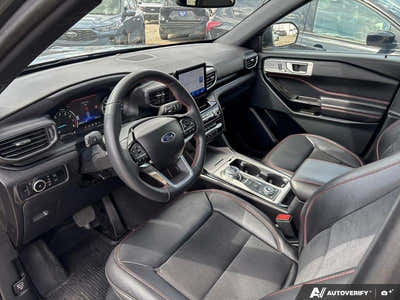 USED 2023 Ford Explorer ST-Line - EBONY ACTIVEX Interior - $44,955 - Stock #EL519 - VIN 1FMSK8KH8PGC22142