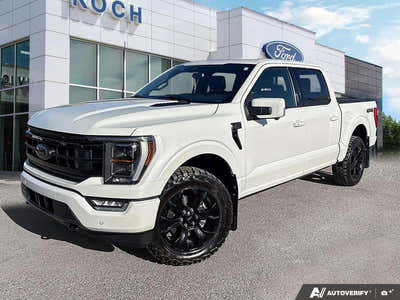 USED 2023 Ford F-150 Lariat - Star White Tri-coat Metallic Exterior - $62,997 - Stock #E50337A - VIN 1FTFW1E84PFB99560