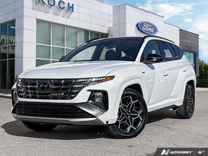 USED 2023 Hyundai Tucson N Line - White Exterior - $30,950 - Stock #E60112A - VIN KM8JCCAE5PU189797