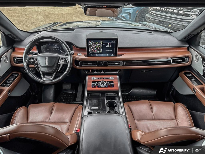 USED 2023 Lincoln Aviator Reserve - Infinite Black Metallic Exterior / ROAST LEATHER Interior - $59,997 - Stock #E51214A - VIN 5LM5J7XC7PGL12841 - Photo 24