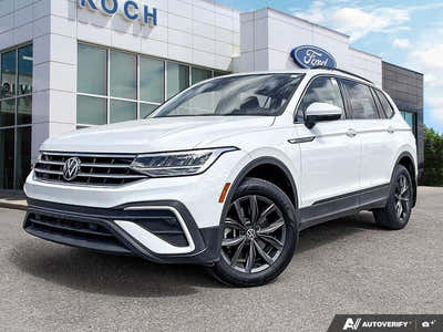 USED 2023 Volkswagen Tiguan Comfortline - White Exterior - $31,942 - Stock #E60207A - VIN 3VVMB7AXXPM098852