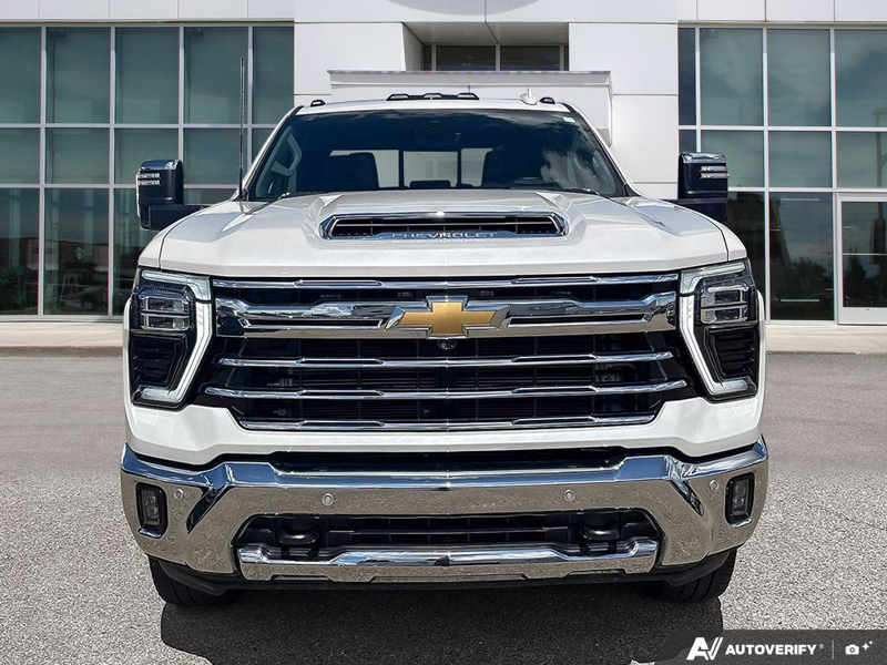 USED 2024 Chevrolet Silverado 2500HD LTZ - Pearl White Exterior - $86,963 - Stock #E60648A - VIN 1GC4YPEY2RF161994 - Photo 2