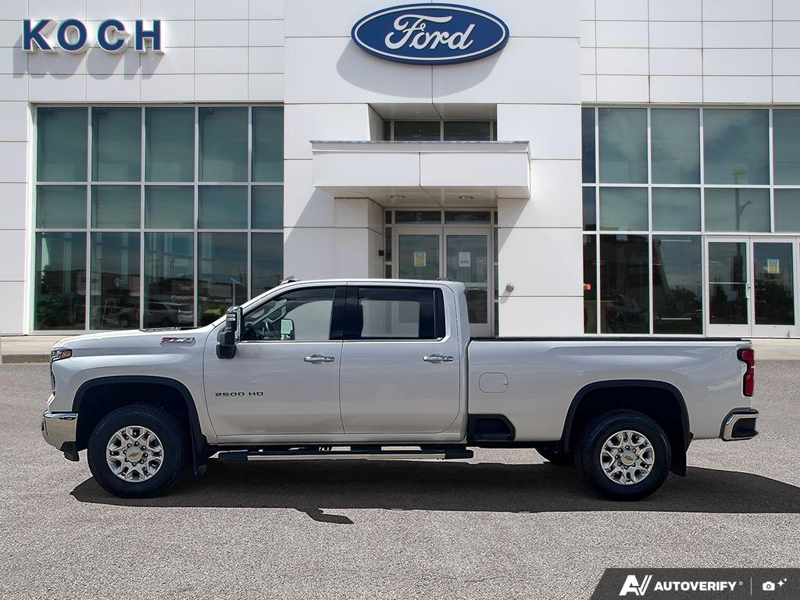 USED 2024 Chevrolet Silverado 2500HD LTZ - Pearl White Exterior - $86,963 - Stock #E60648A - VIN 1GC4YPEY2RF161994 - Photo 3
