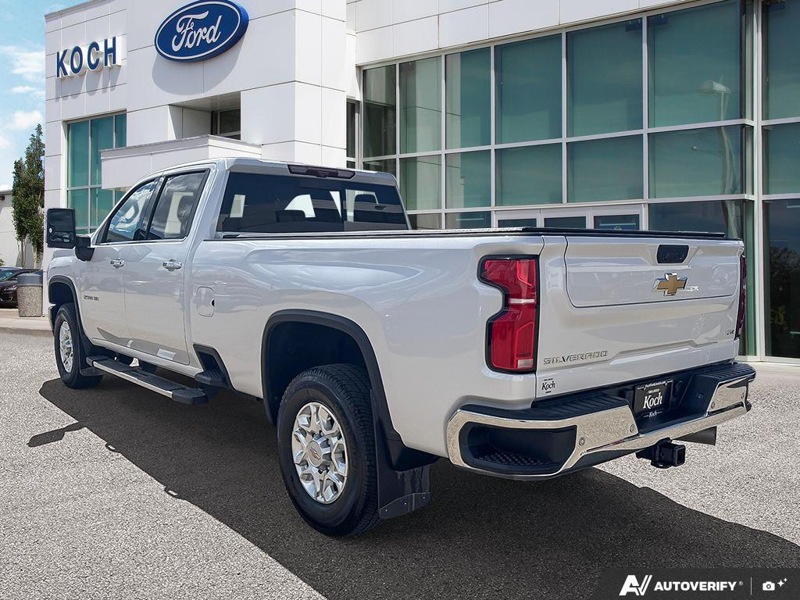 USED 2024 Chevrolet Silverado 2500HD LTZ - Pearl White Exterior - $86,963 - Stock #E60648A - VIN 1GC4YPEY2RF161994 - Photo 4