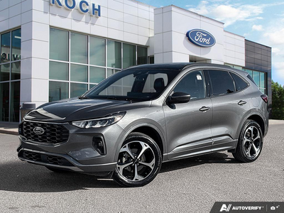 USED 2024 Ford Escape ST-Line Select - Carbonized Grey Metallic Exterior - $32,066 - Stock #EP4788 - VIN 1FMCU9NA5RUA97883