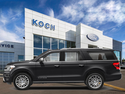 USED 2024 Ford Expedition Platinum Max - Black Exterior - $74,919 - Stock #E60343A - VIN 1FMJK1M82REA71474