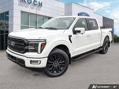 USED 2024 Ford F-150 Lariat - Star White Tri-coat Metallic Exterior - $69,950 - Stock #EL522 - VIN 1FTFW5L86RFB45514