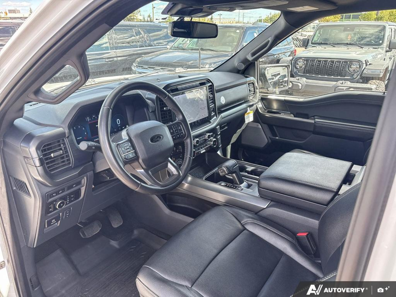 USED 2024 Ford F-150 XLT - Oxford White Exterior / BLACK LEATHER TRIMMED Interior - $59,998 - Stock #EP4739 - VIN 1FTFW3LD3RFA36252 - Photo 13