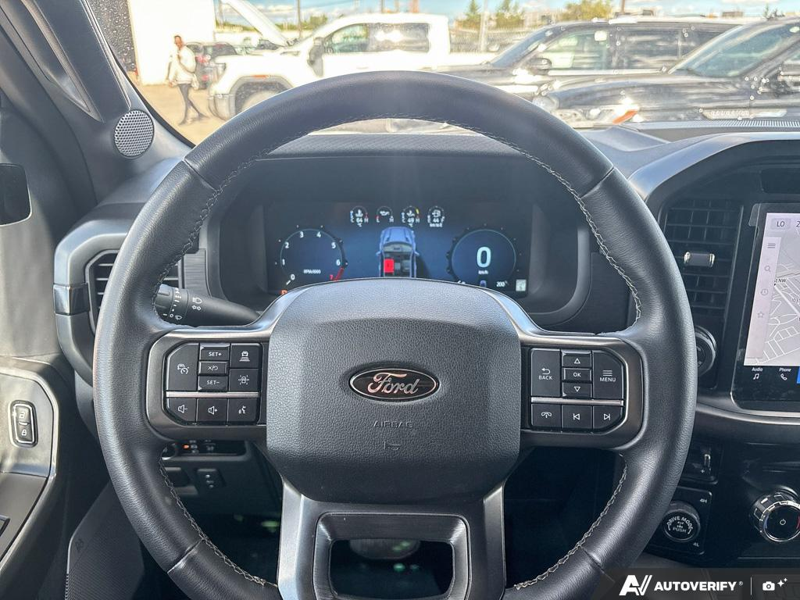 USED 2024 Ford F-150 XLT - Oxford White Exterior / BLACK LEATHER TRIMMED Interior - $59,998 - Stock #EP4739 - VIN 1FTFW3LD3RFA36252 - Photo 14
