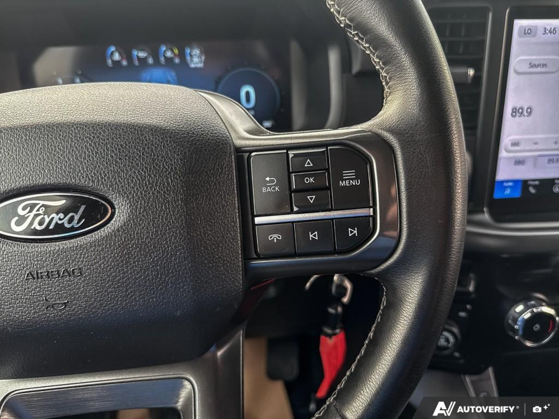 USED 2024 Ford F-150 XLT - Agate Black Metallic Exterior / BLACK, UNIQUE SPORT CLOTH 40/CONSOLE/40 FRONT-SEATS Interior - $54,937 - Stock #EP4787 - VIN 1FTFW3L8XRKE17140 - Photo 16