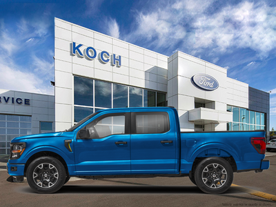 USED 2024 Ford F-150 STX - Atlas Blue Metallic Exterior - $52,997 - Stock #EP4720 - VIN 1FTEW2LP8RKD20029