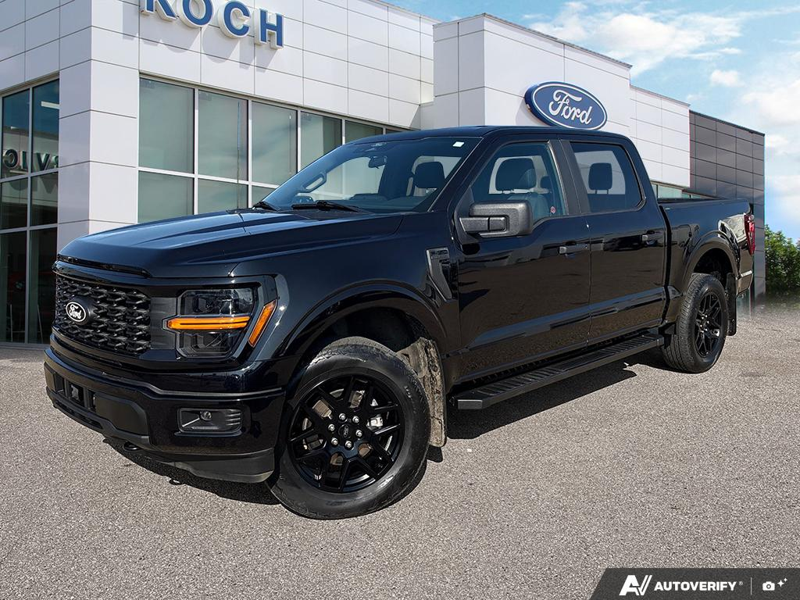 USED 2024 Ford F-150 STX - Black Exterior / BLACK STX CLOTH Interior - $49,987 - Stock #EP4722 - VIN 1FTEW2LP8RKE14184 - Photo 1