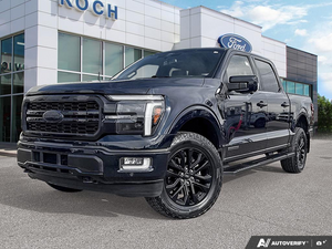 USED 2024 Ford F-150 Lariat - Antimatter Blue Metallic Exterior - $67,937 - Stock #EP4808 - VIN 1FTFW5LDXRFB18801