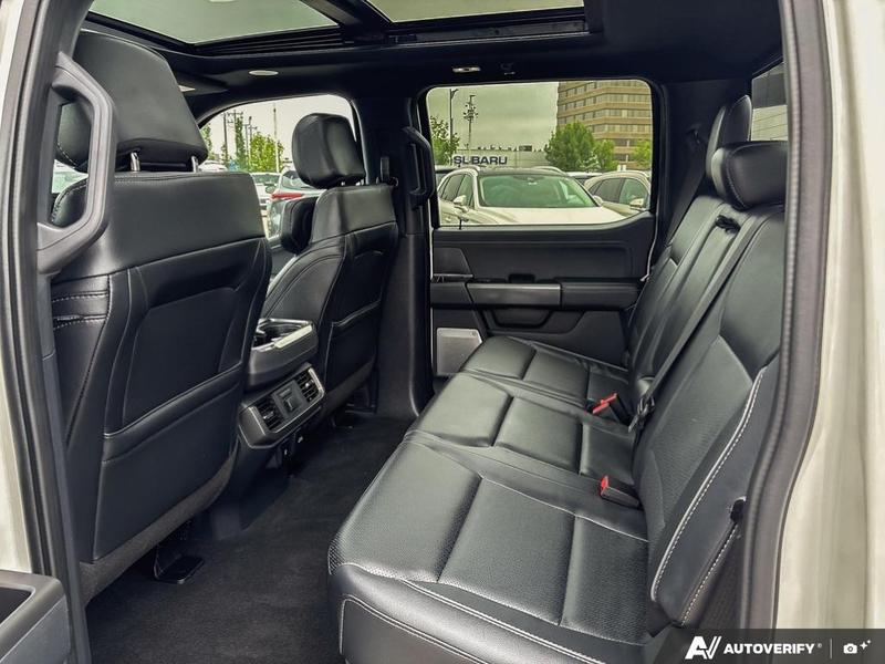 USED 2024 Ford F-150 Lariat - Star White Tri-coat Metallic Exterior / BLACK LEATHER TRIMMED Interior - $70,925 - Stock #EL522 - VIN 1FTFW5L86RFB45514 - Photo 23