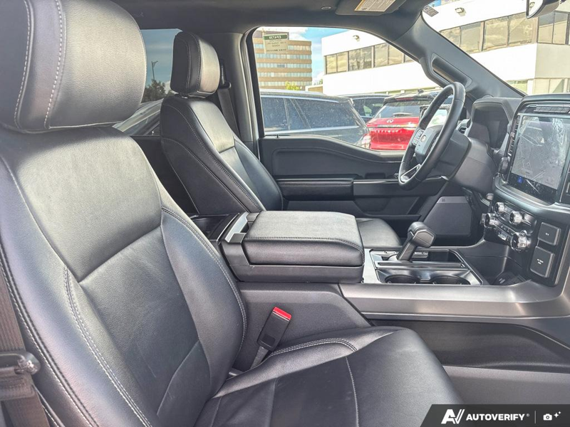 USED 2024 Ford F-150 XLT - Oxford White Exterior / BLACK LEATHER TRIMMED Interior - $59,998 - Stock #EP4739 - VIN 1FTFW3LD3RFA36252 - Photo 22